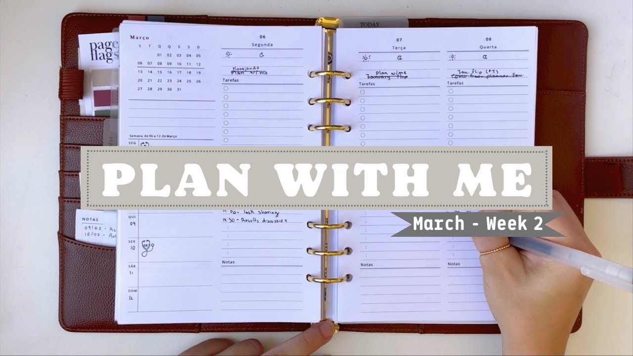 Plan with me | March Week 2 (06-12) #planwithme