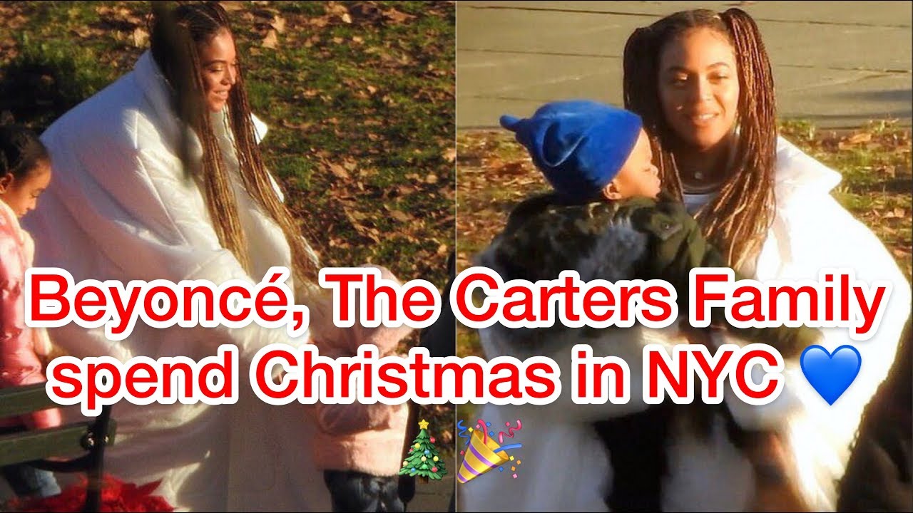 Beyoncé, Rumi & Sir Carter spend Christmas in NYC 💙