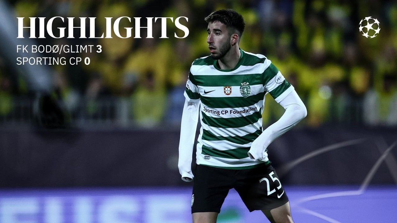 Resumo | Liga dos Campeões: FK Bodø/Glimt 3-0 Sporting CP
