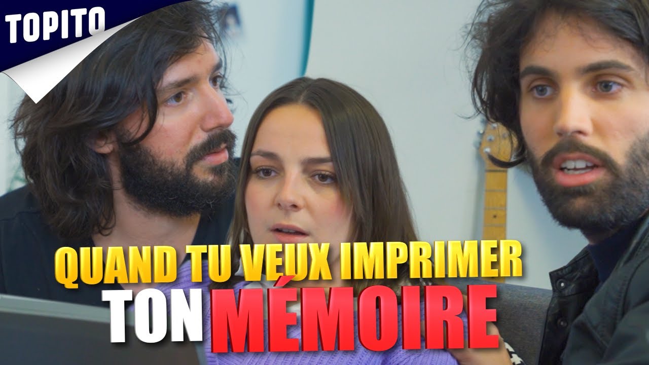 Quand tu veux imprimer ton mémoire !