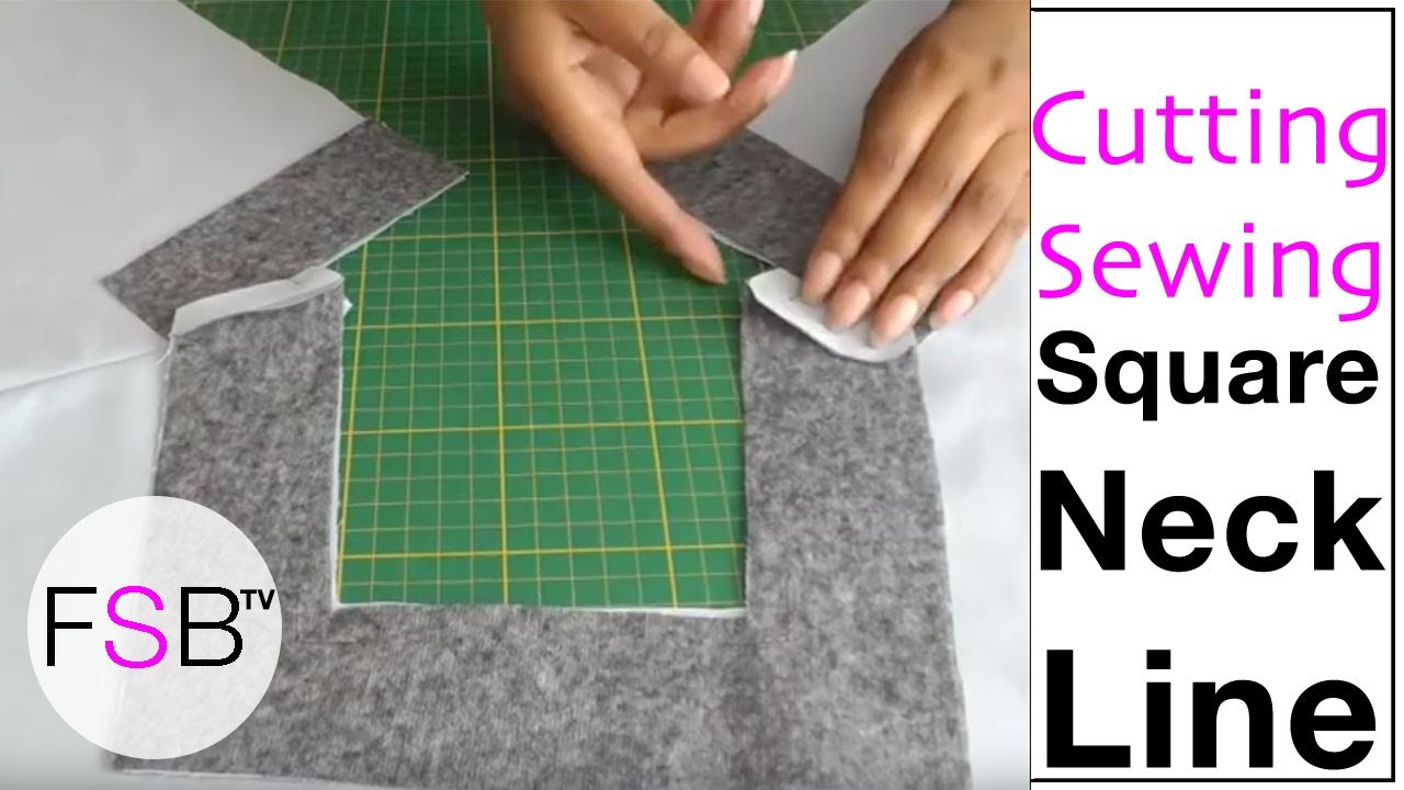 Cutting and Sewing Square Necklines