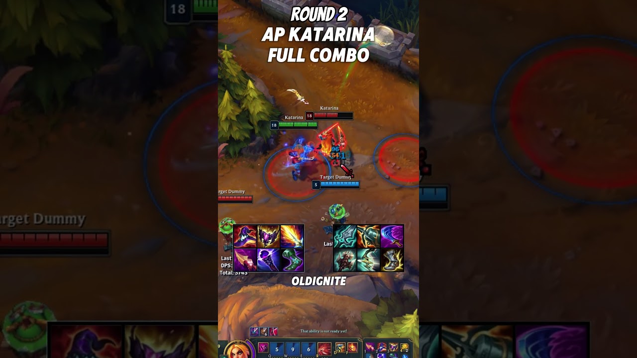 AD KATARINA VS AP KATARINA FULL FIGHT + COMBO