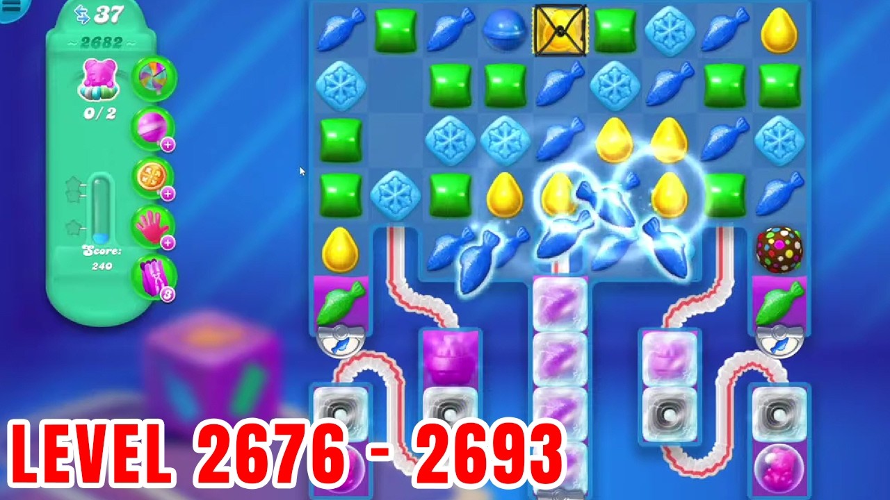 Candy Crush Soda Level 2676 - 2693 || Playing with Boosters