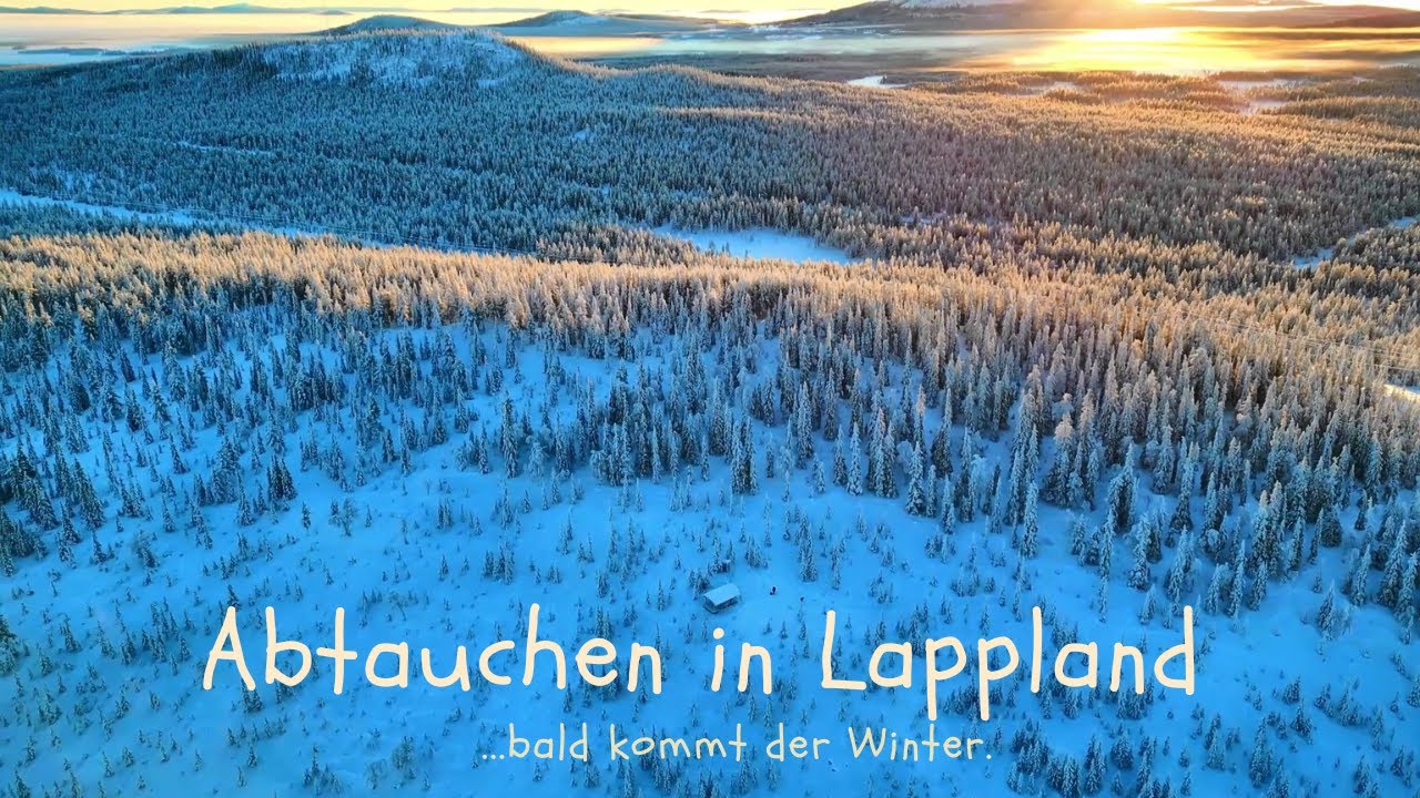 Winter am Polarkreis... noch ist alles grün, aber es dauert nicht mehr lange. ;-)