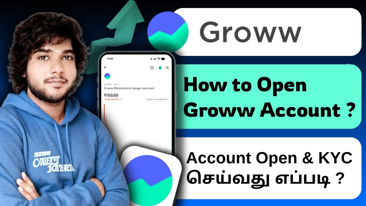 How to Open Groww Account in tamil / Groww Demat Account Open tamil / Groww Trading App tamil