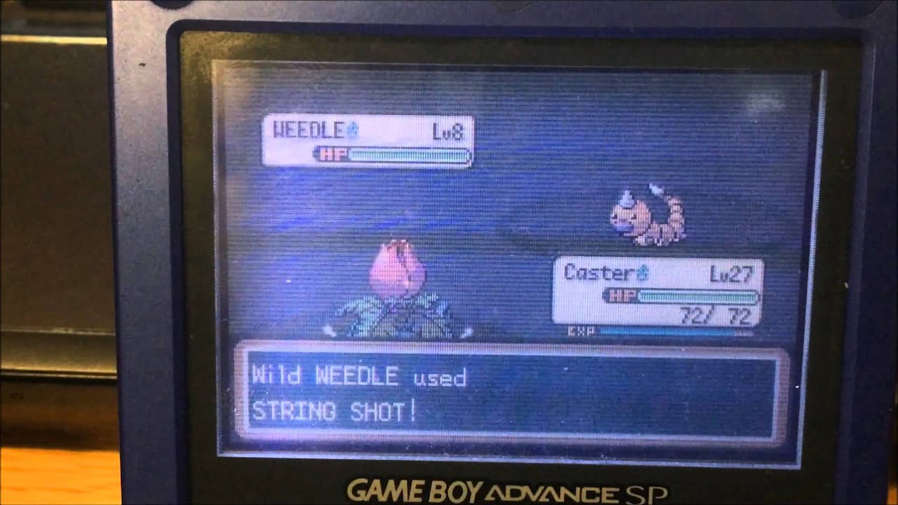 (WSHC #1) LIVE REACTION Shiny Weedle in Pokemon Leaf Green