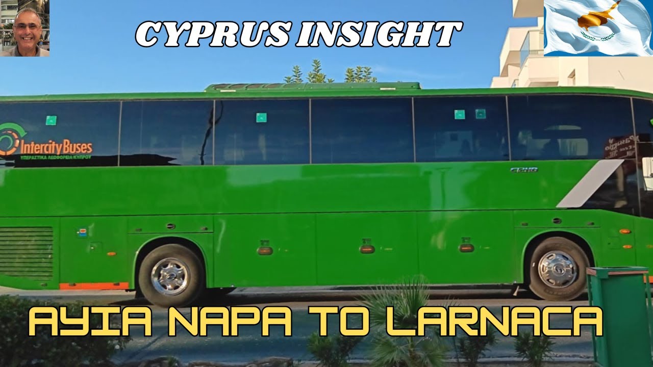 Intercity Buses Cyprus - Ayia Napa to Larnaca Just €4!!