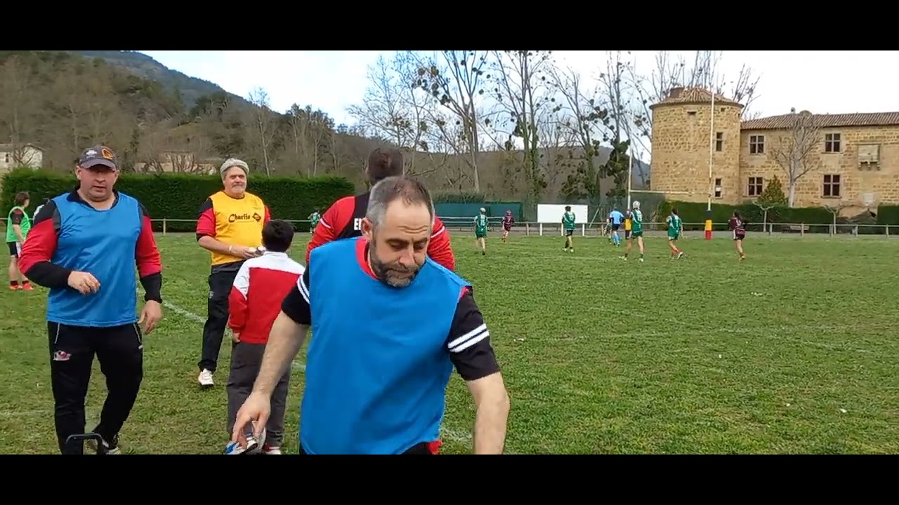 2ieme mi-temps Limoux XIII-Lezignan  22/03/2025 victoire 36-8 COUIZA