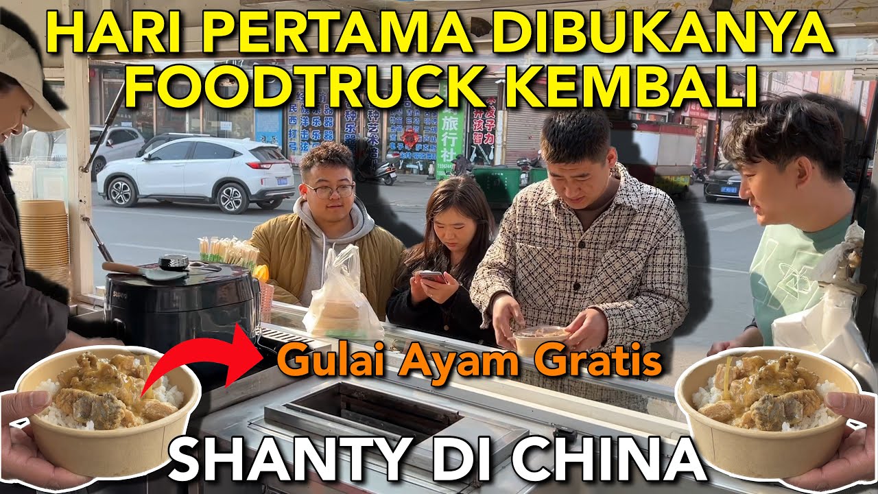 MERAYAKAN HARI PERTAMA DENGAN GULAI AYAM GRATIS UNTUK SEMUANYA YANG DI CHINA PADA HARI PUASA🥹💗