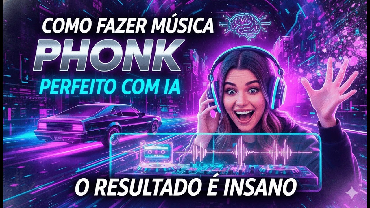 Criei um PHONK Perfeito com IA &mdash; o Resultado &Eacute; Insano!