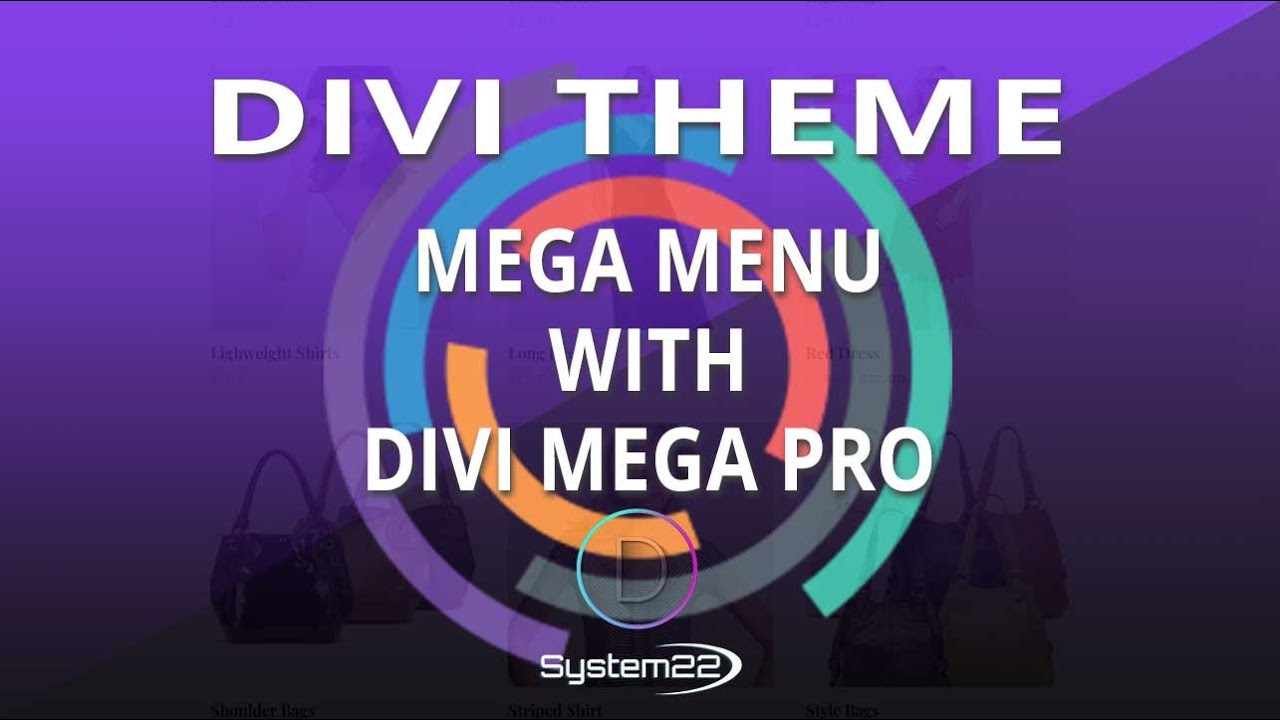 Divi Theme Mega Menu With Divi Mega Pro 👍