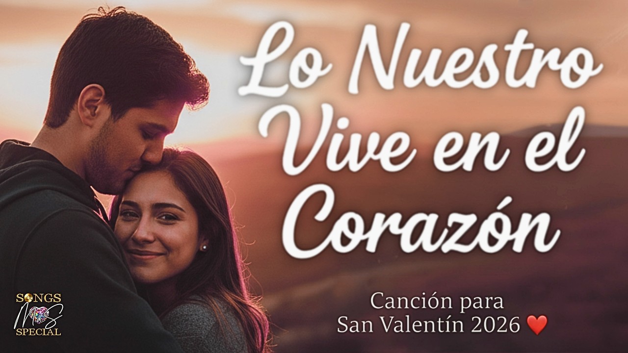 Canción para San Valentín 2026 ❤️ Lo Nuestro Vive en el Corazón (con la letra)