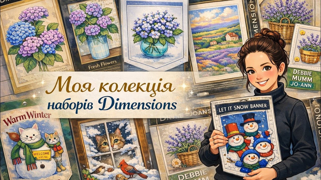 Моя колекція наборів Dimensions/ВИШИВКА ХРЕСТИКОМ