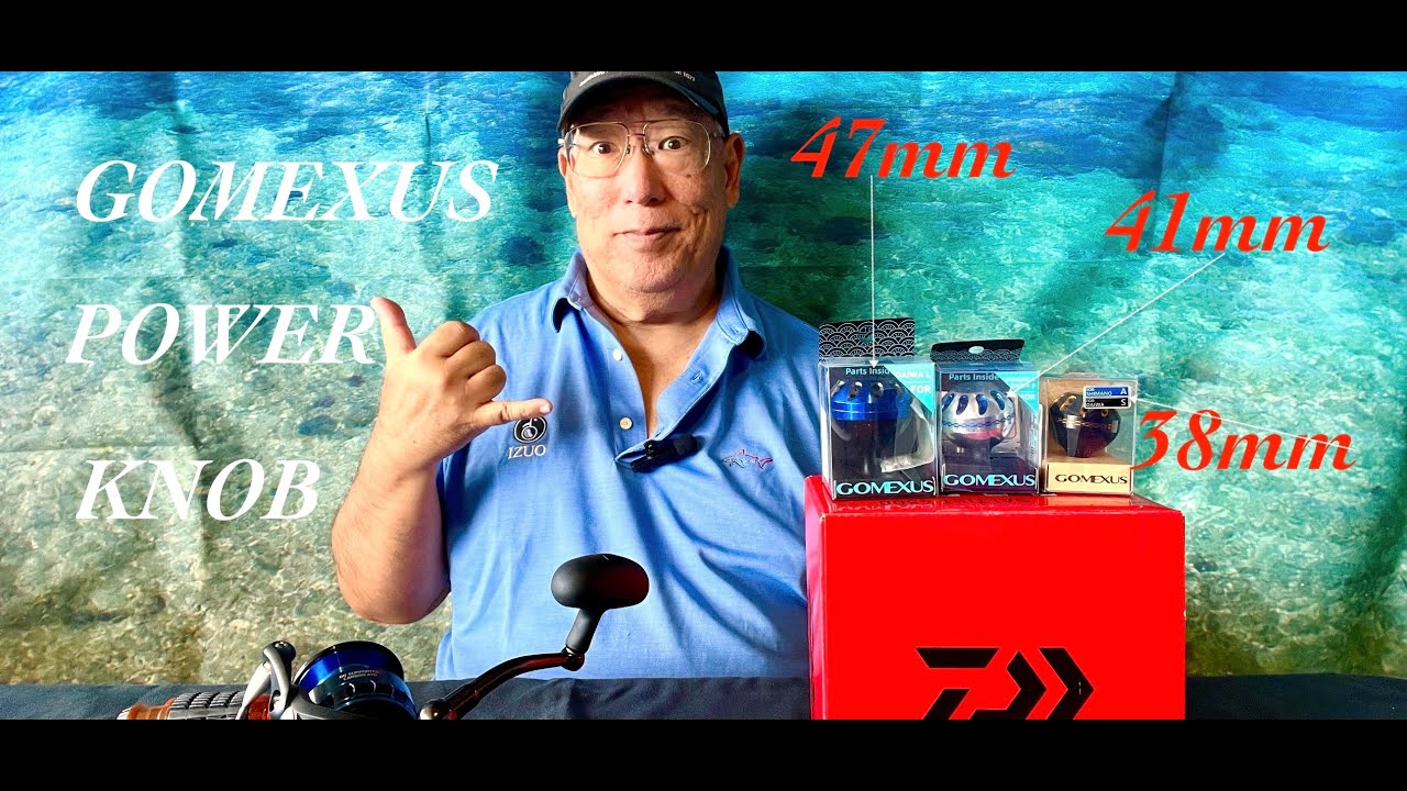 Daiwa Saltist 4500- Gomexus 47mm Knob Over 65mm Handle!