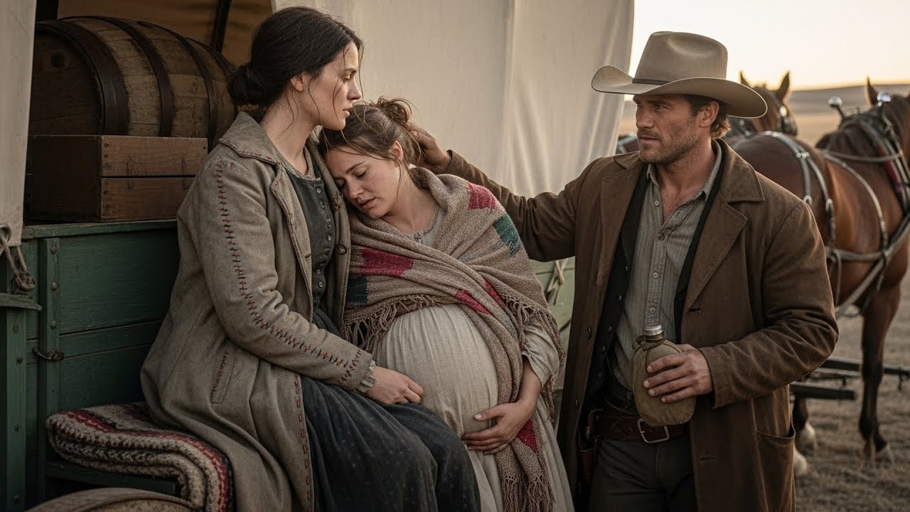 Her Sister Was Pregnant and They Were Both Fleeing, A Cowboy Gave Them His Wagon and His Word
