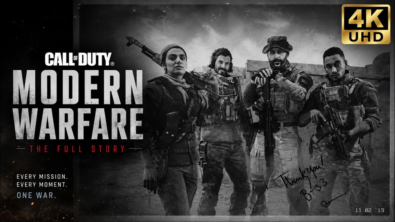 Call of Duty Modern Warfare (2019) | Full Game Movie All Cinematics / Cutscenes |  [4K UHD 60FPS]