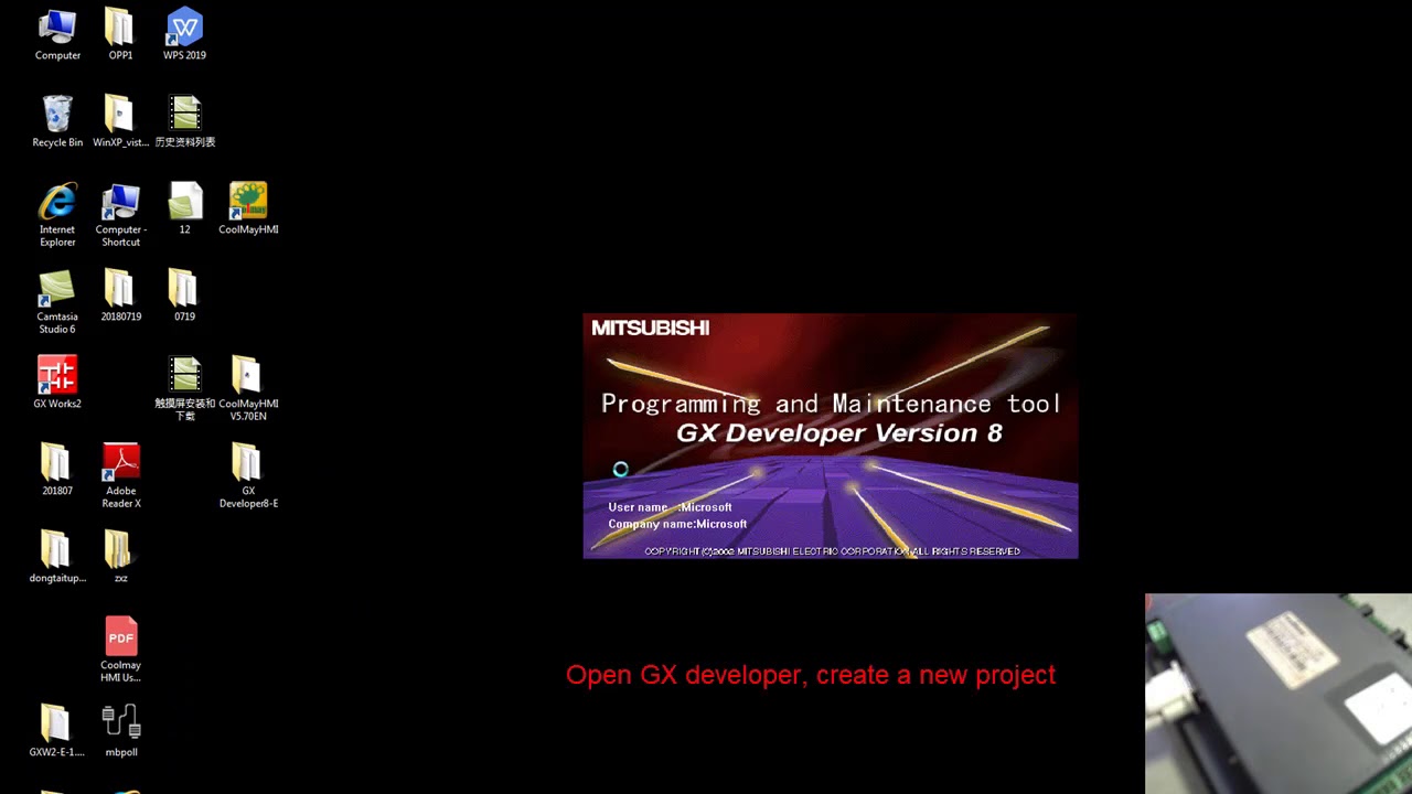 PLC software installation and download