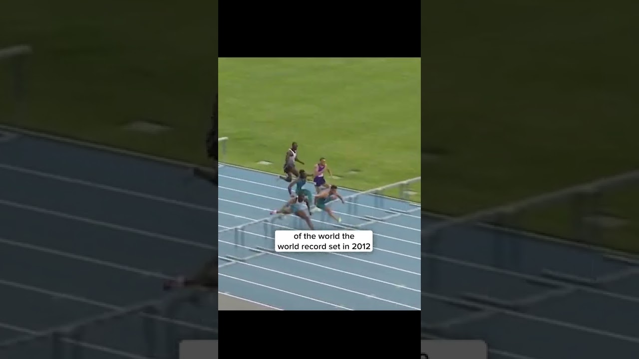Eagles' Devon Allen Runs 3rd-Fastest 110m Hurdles Time Ever 😳 #shortsvideo