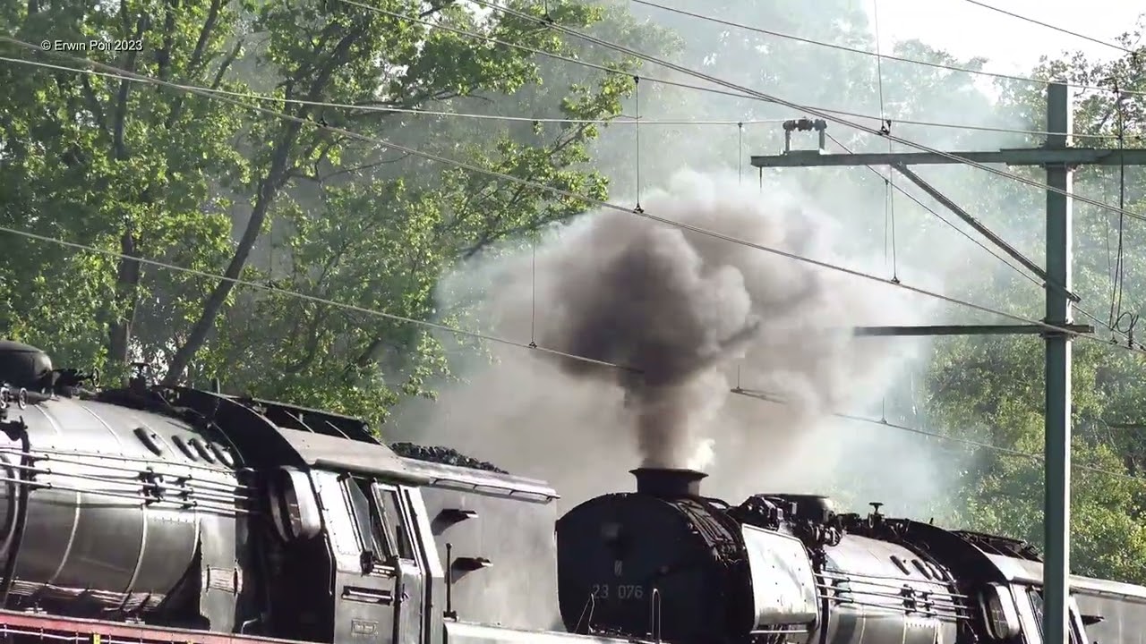 Westfalendampf Stoomlocomotief Stoomtrein Steam Train BR 23071 & 23076 Stroe & Deventer 3 Juni 2023