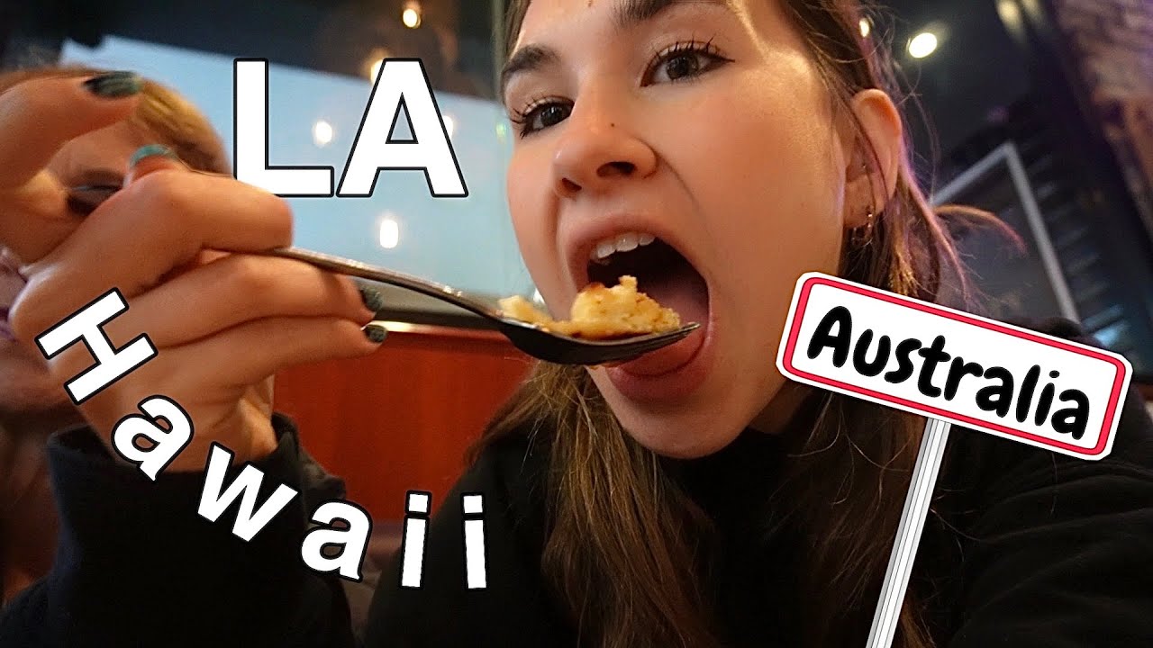 I flew across the WORLD to eat