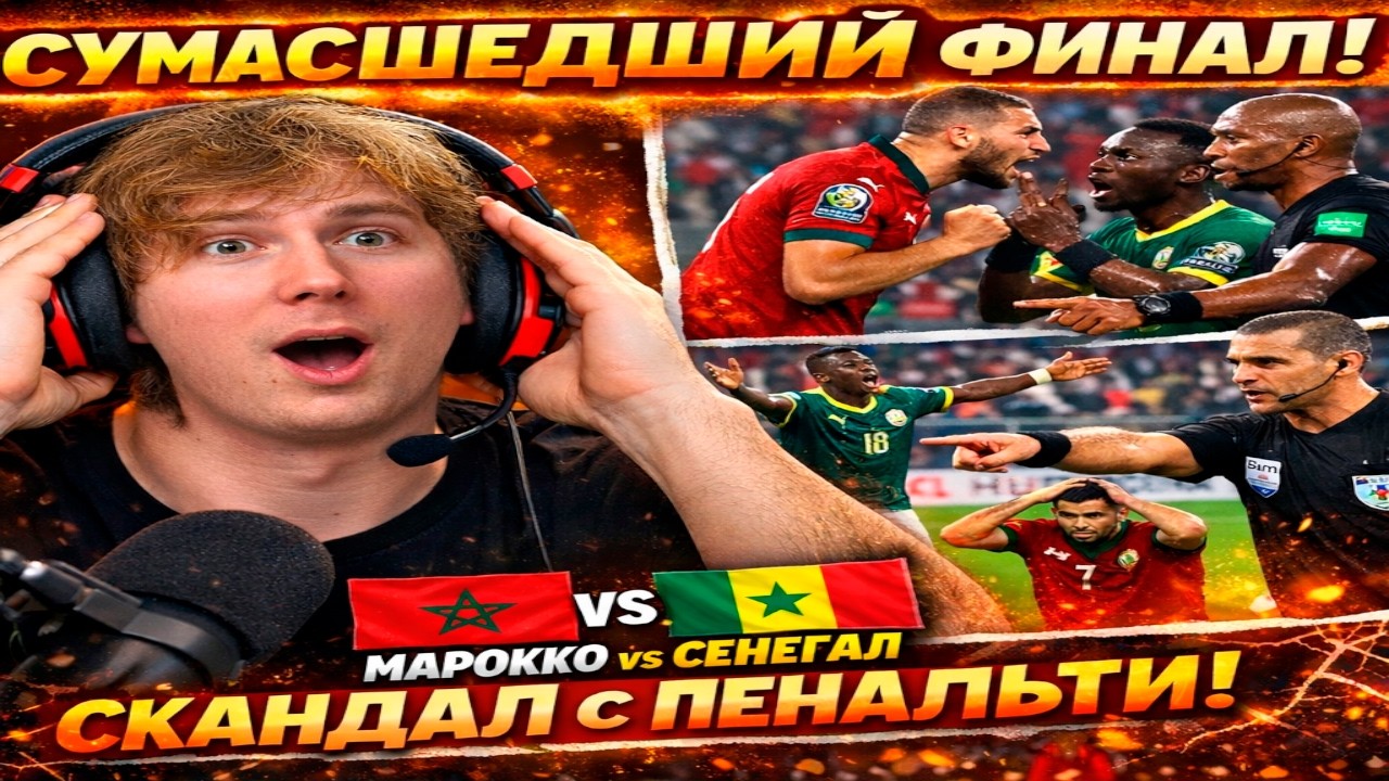 РЕАКЦИЯ НА ФИНАЛ КУБКА АФРИКИ МАРОККО СЕНЕГАЛ