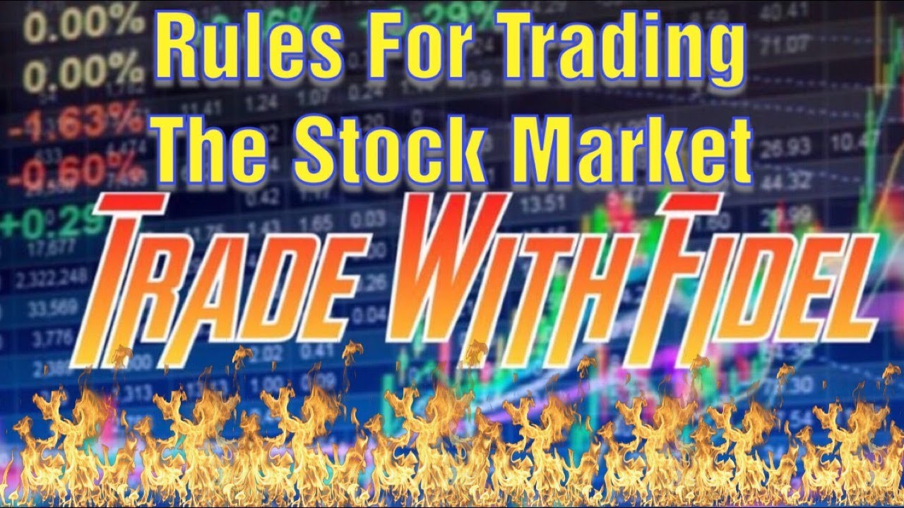 Rules On How I Trade Stocks 101