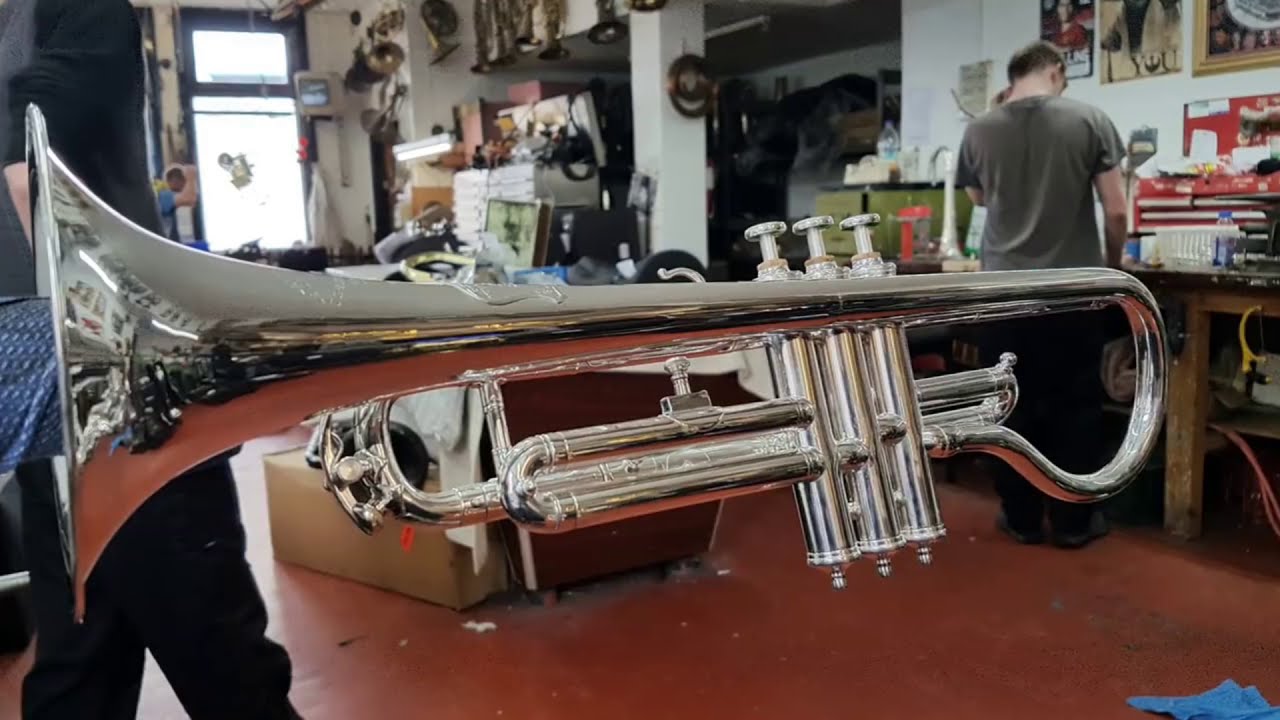 19th Century Distin Trumpet Restoration.