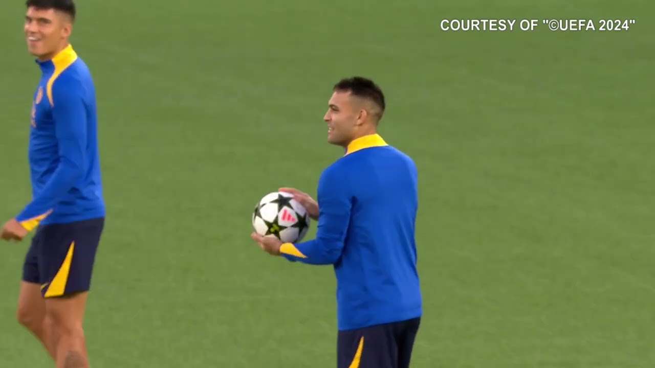 Young Boys-Inter, l'allenamento completo della squadra di Simone Inzaghi
