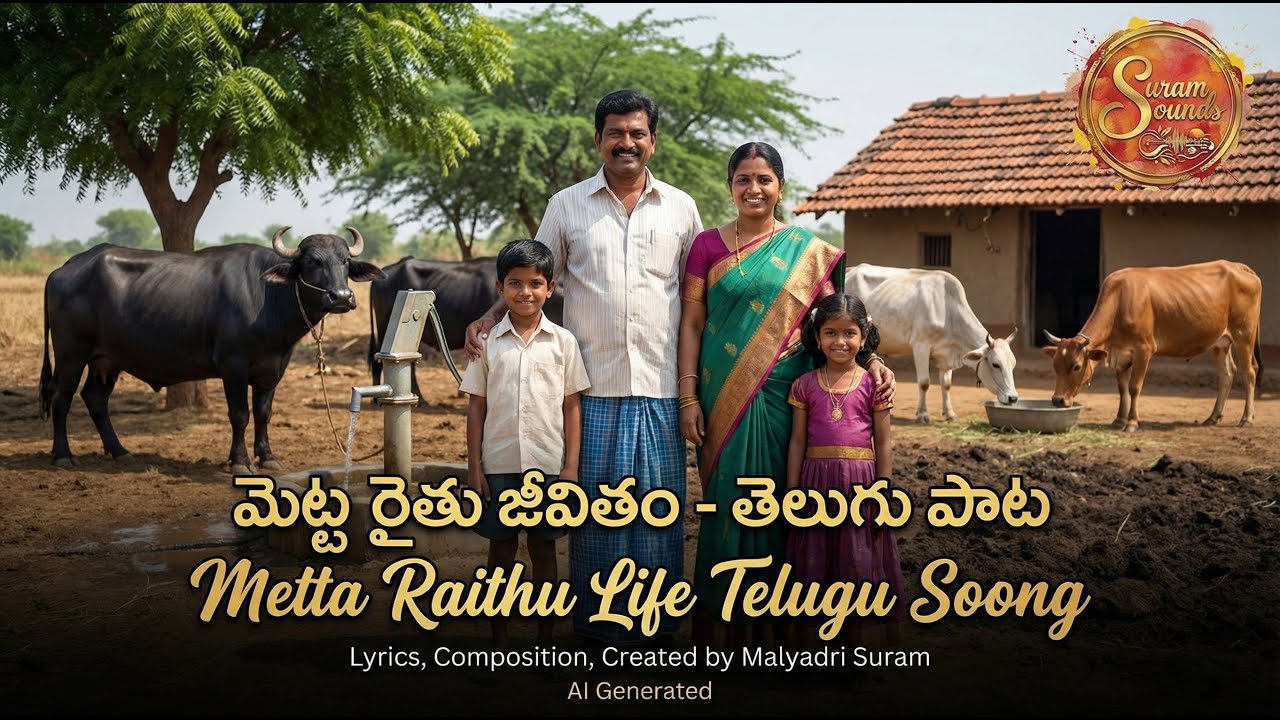 మెట్ట రైతు జీవితం - తెలుగు పాట (Metta Raithu Life Telugu Song)