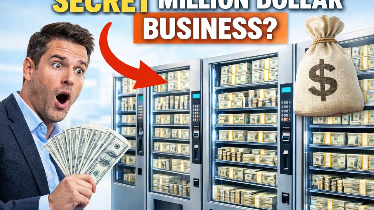 Secret Million Dollar Vending Machine Business | How Vending Machines Make Passive Income