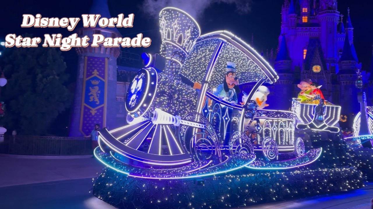 Disney Starlight Night Parade at Walt Disney World | Every Magical Character in One Parade!