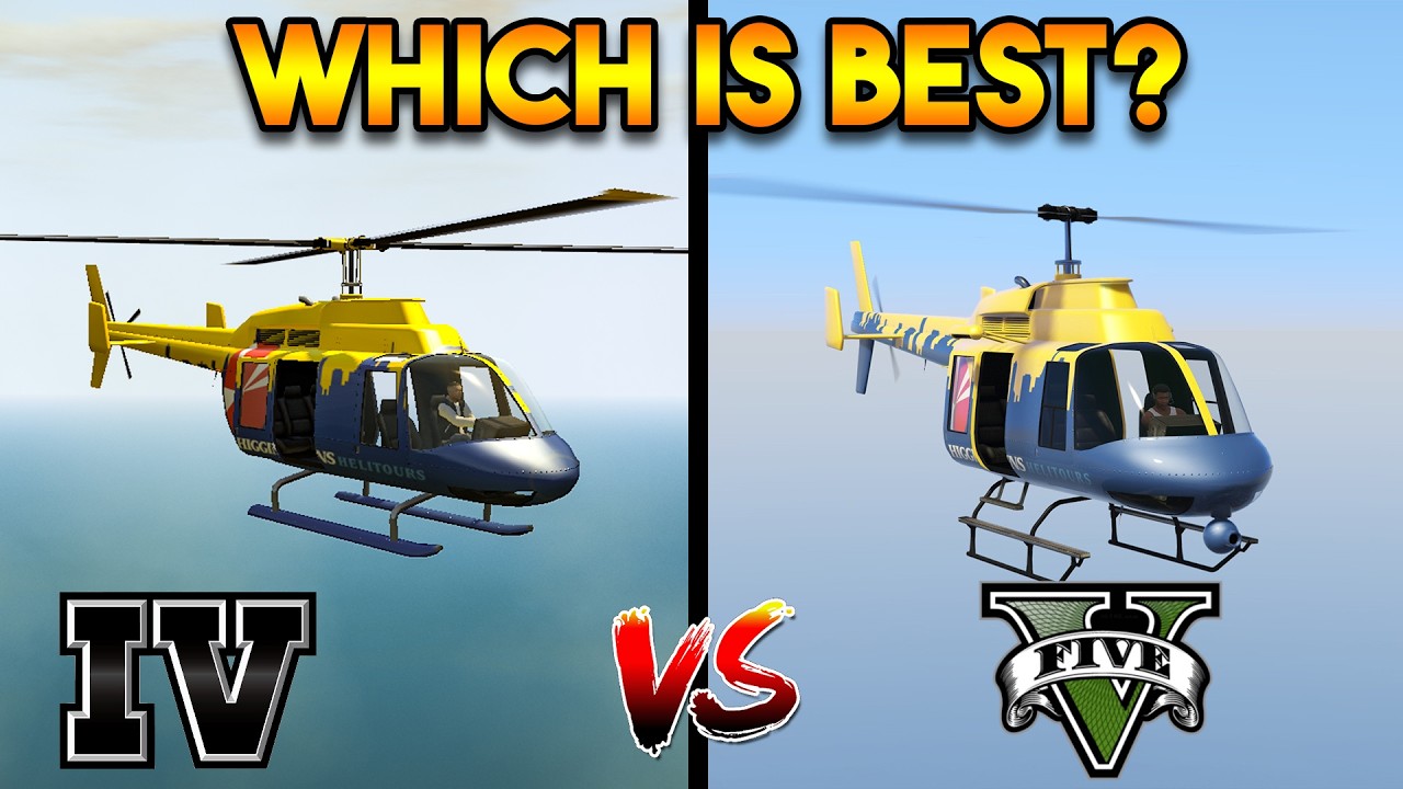 GTA 5 HELITOURS VS GTA 4 HELITOURS (WHICH IS BEST?)