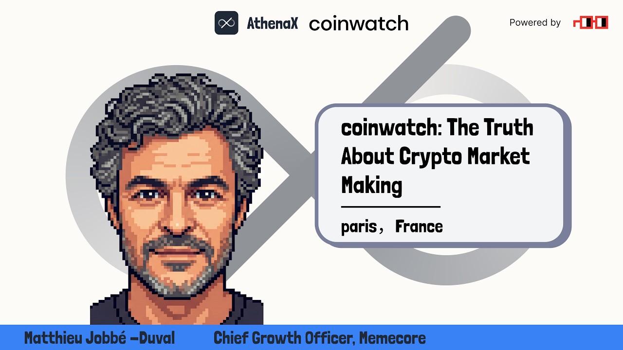 AthenaX Live Stream: EP.5 coinwatch: The Truth About Crypto Market Making