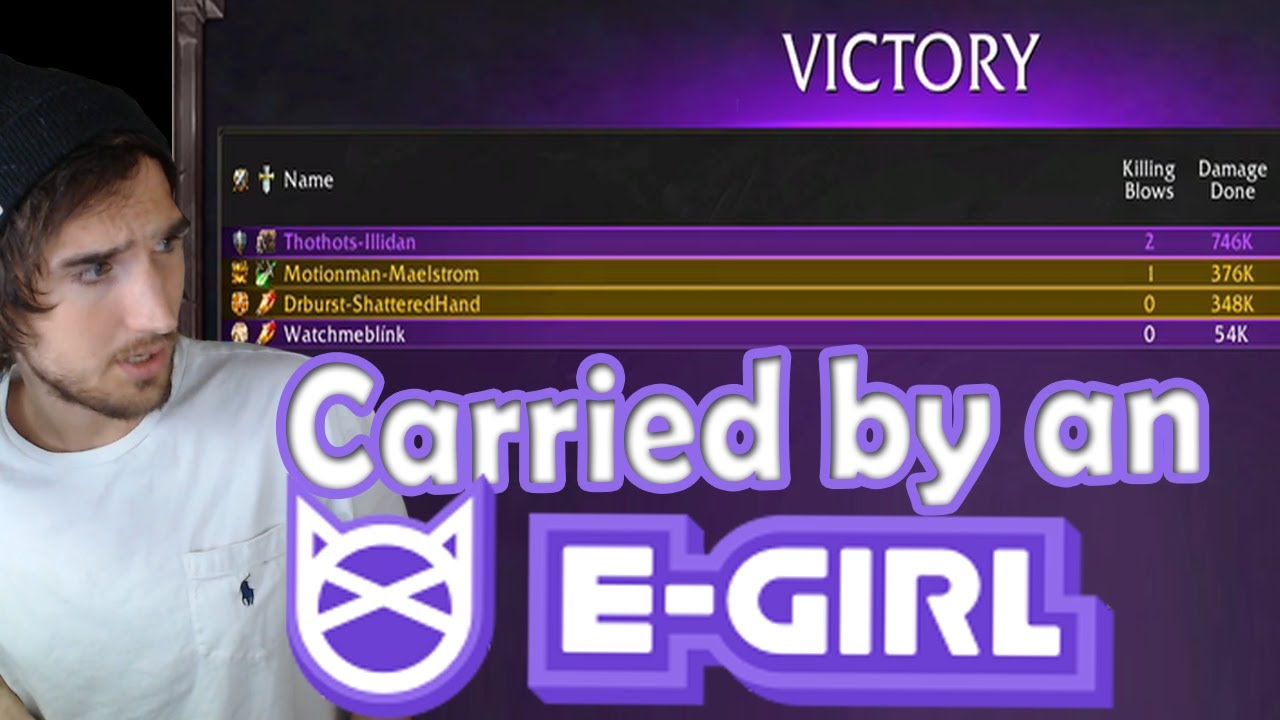 Hiring an E-Girl to Carry Me in World of Warcraft