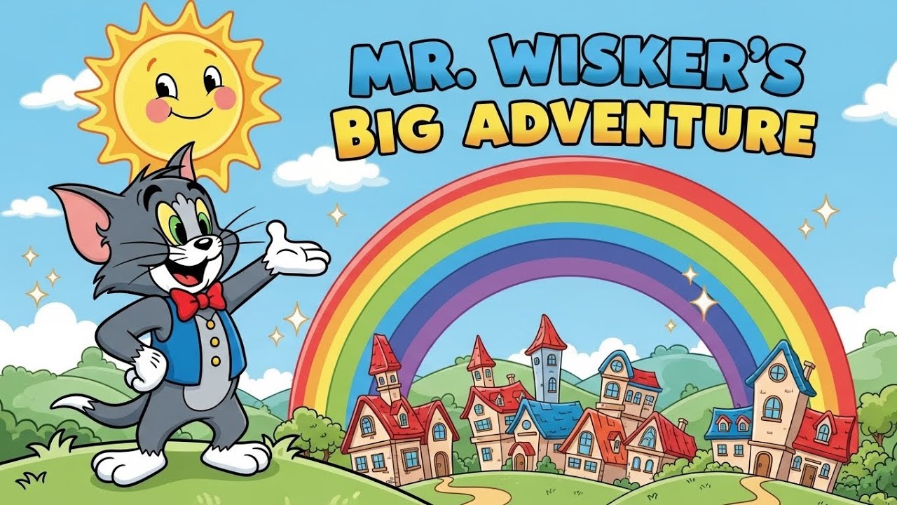 Mr. Wisker Saves the Village! A Fun Cartoon Adventure for Kids