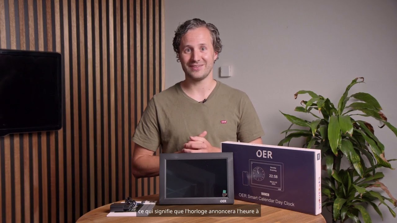 OER Smart Horloge pour la Démence - déballage, installation et explications - Vidéo d'instruction