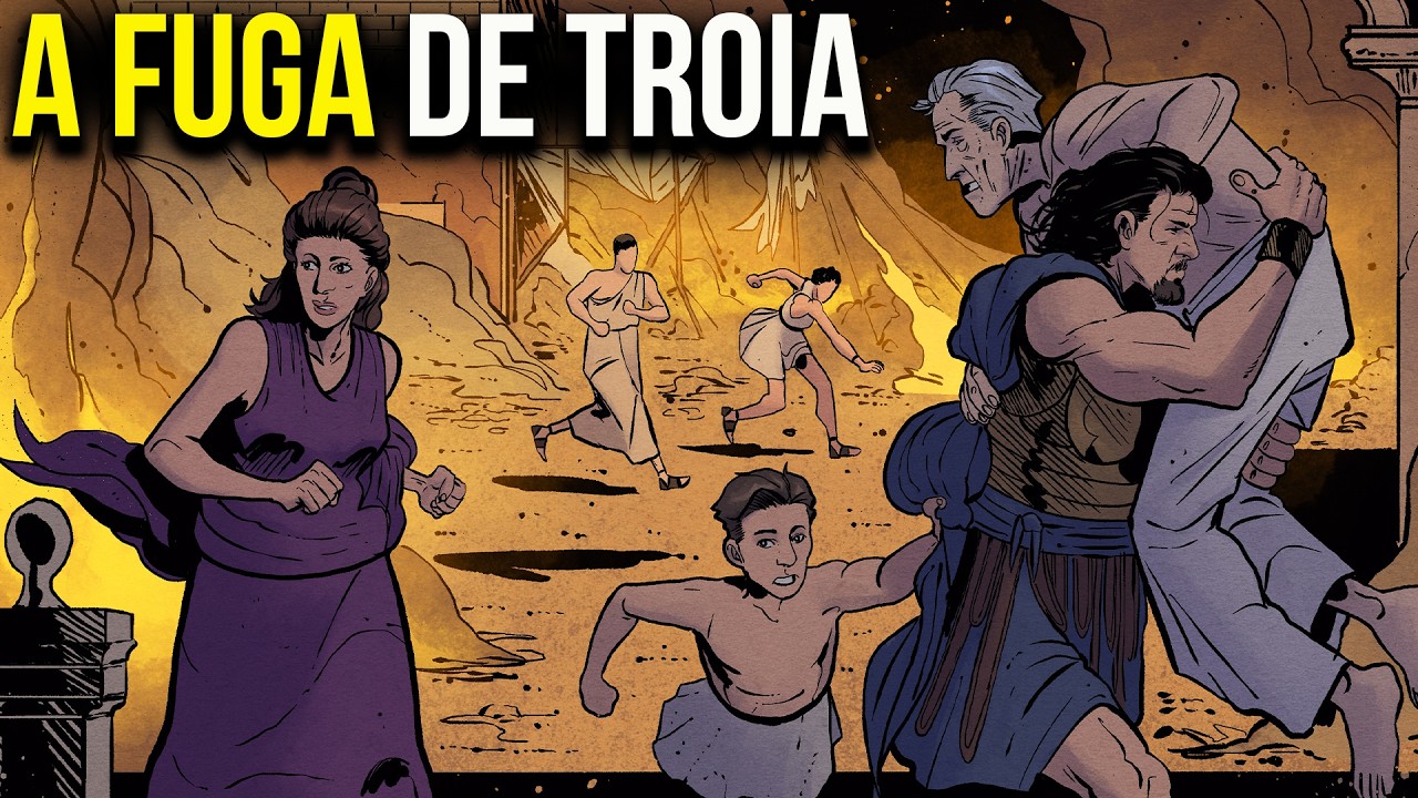 A Eneida - A Fuga Desesperada de Troia - Ep 1