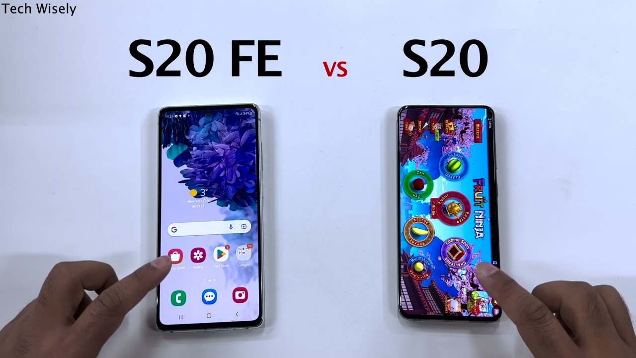 SAMSUNG S20 vs S20 FE - Speed Test
