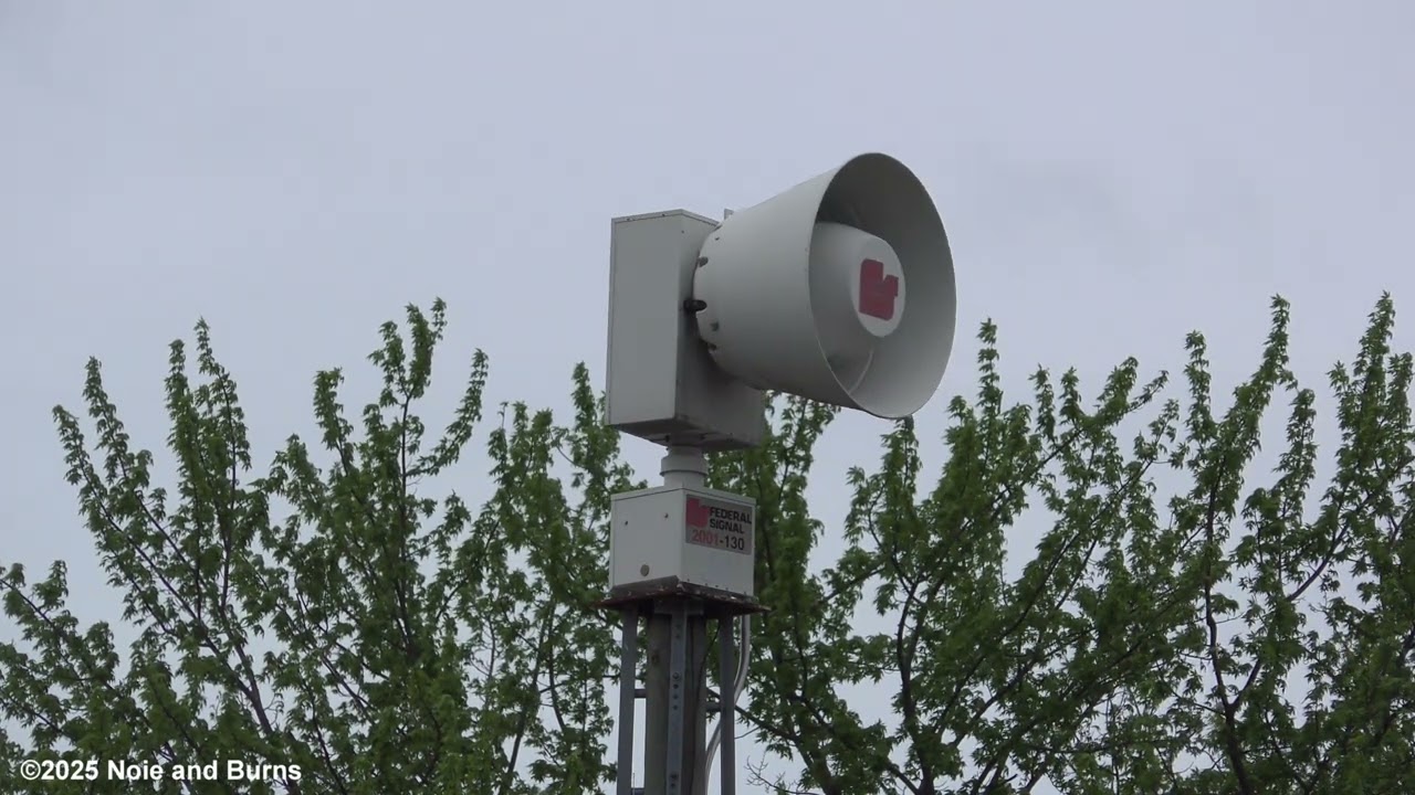 Livonia, MI 2001-130 Siren Test Attack Signal - 5/3/25