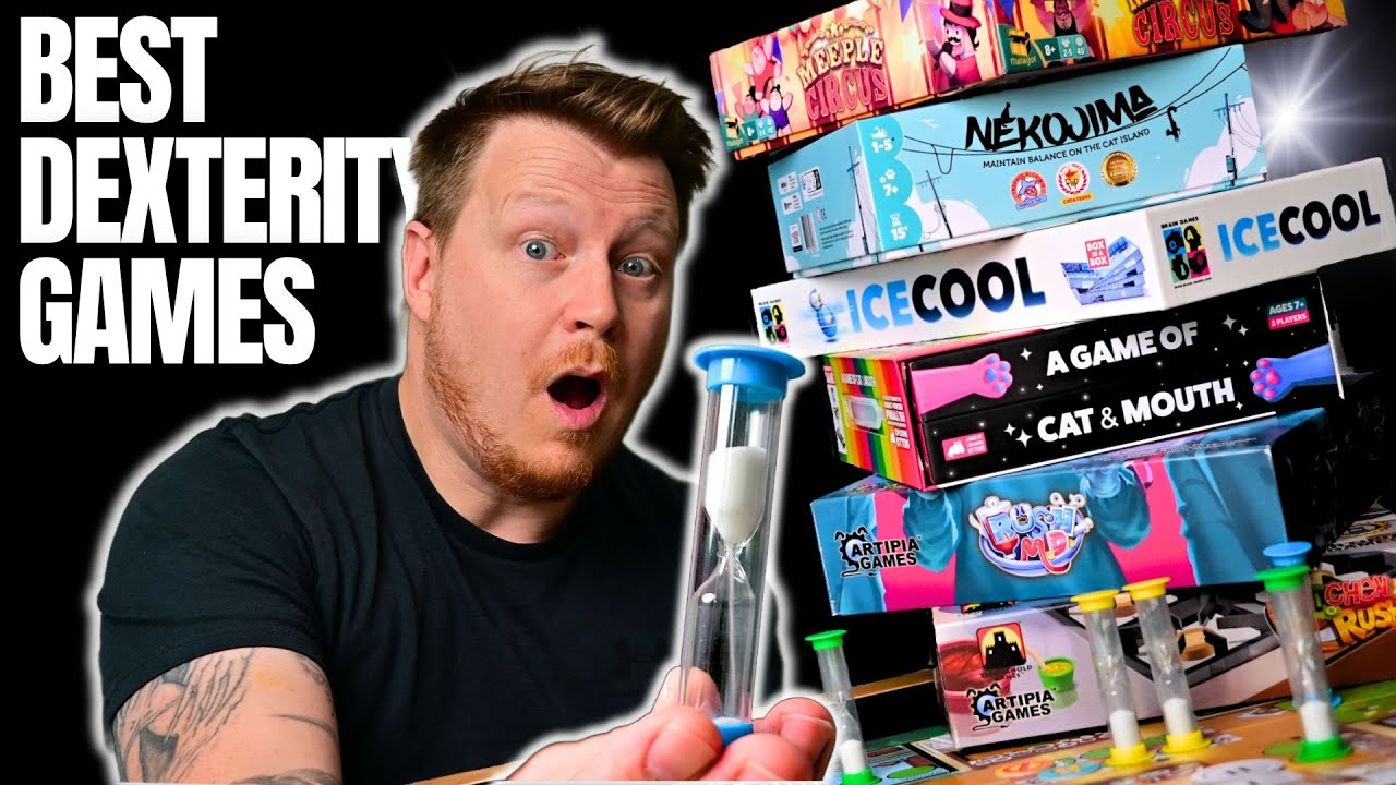The 7 BEST Dexterity Board Games!