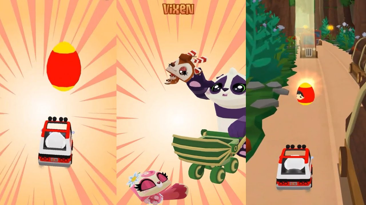 TAG WITH RYAN AND DASH TAG DOUBLE EGG SURPRISE WITH AMERICAN TITAN VS COMBO PANDA VAN