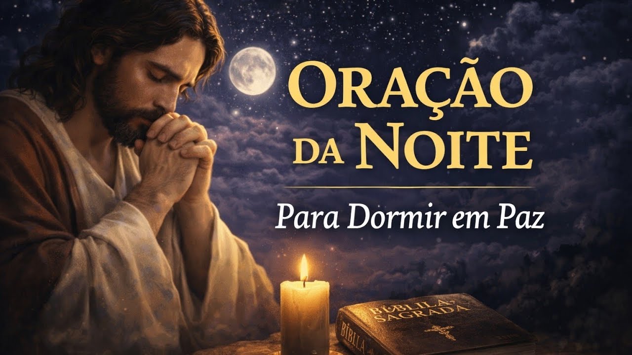 Oração da Noite  Para você que precisa de paz proteção e descanso 🙏