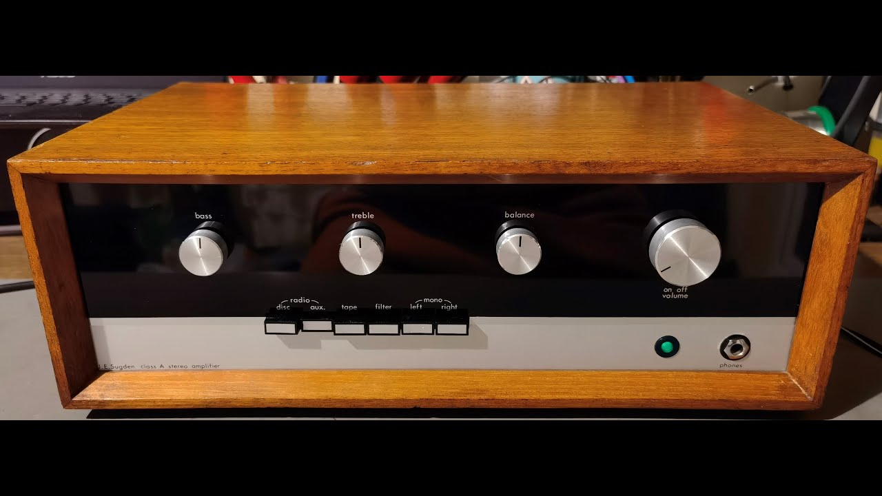 J.E. Sugden Class A Amplifier (Sugden A21) Profilaktika/Servisas