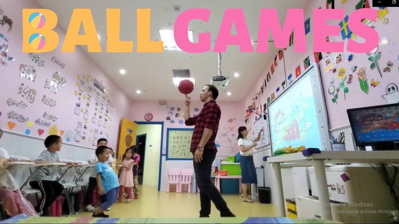 Esl Games for Kids // How to use a soccer ball with young learners