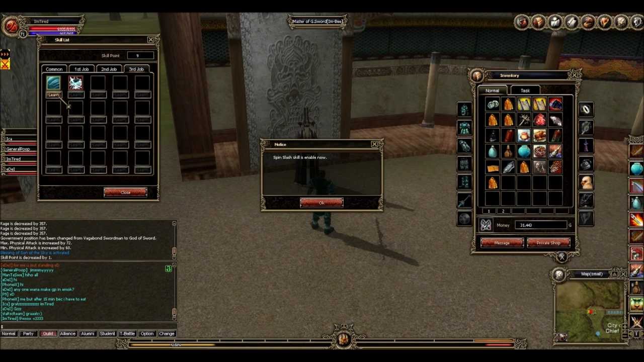 Kalonline GoS Job change