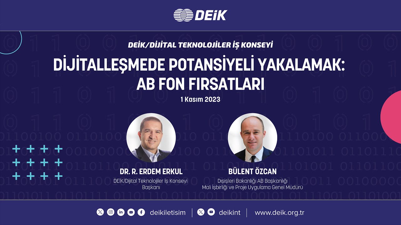 DEİK Webinar: Dijitalleşmede Potansiyeli Yakalamak 