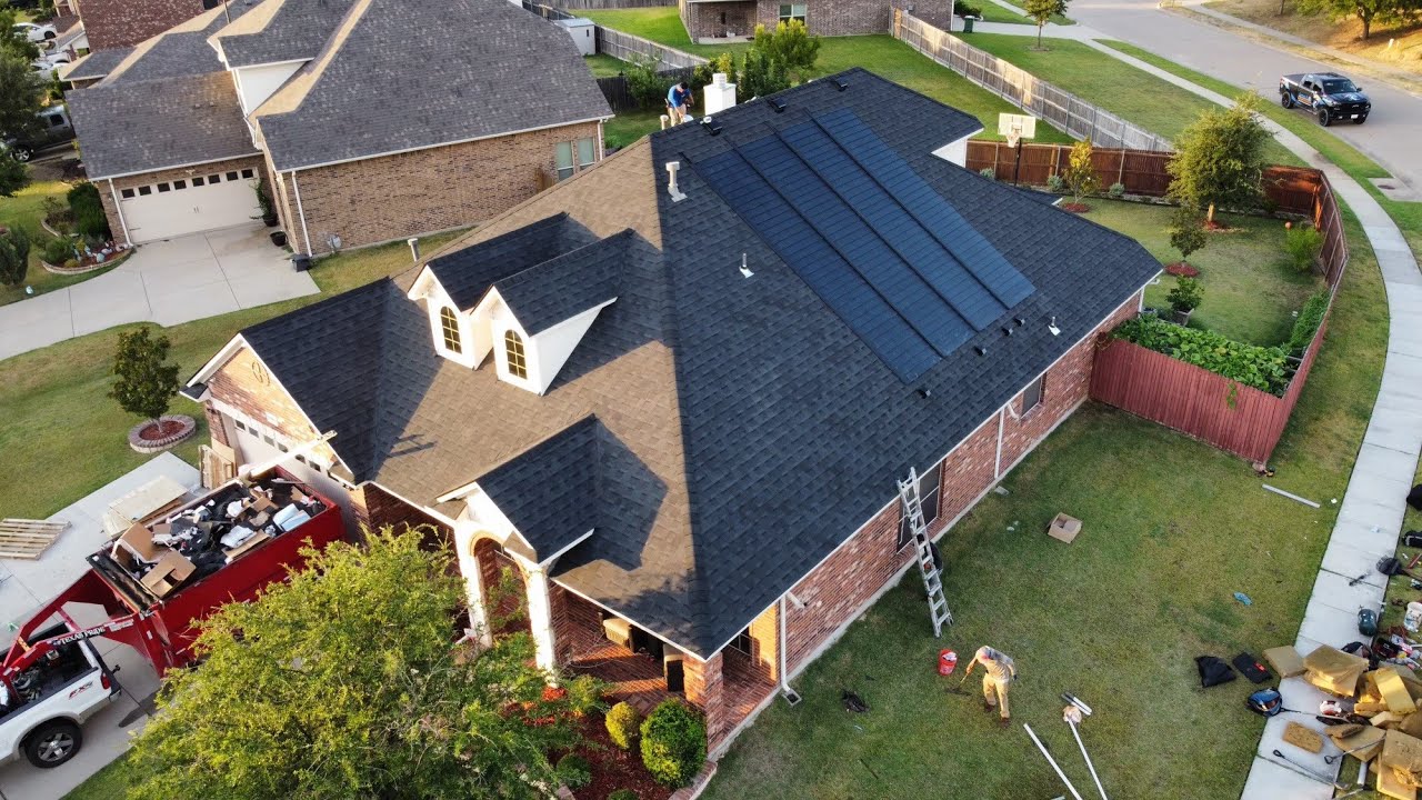 Solar Shingle Install in 42 seconds - Time Lapse Video