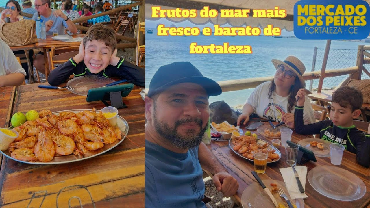 Onde Comer Frutos do Mar Baratos em Fortaleza  Mercado dos Peixes
