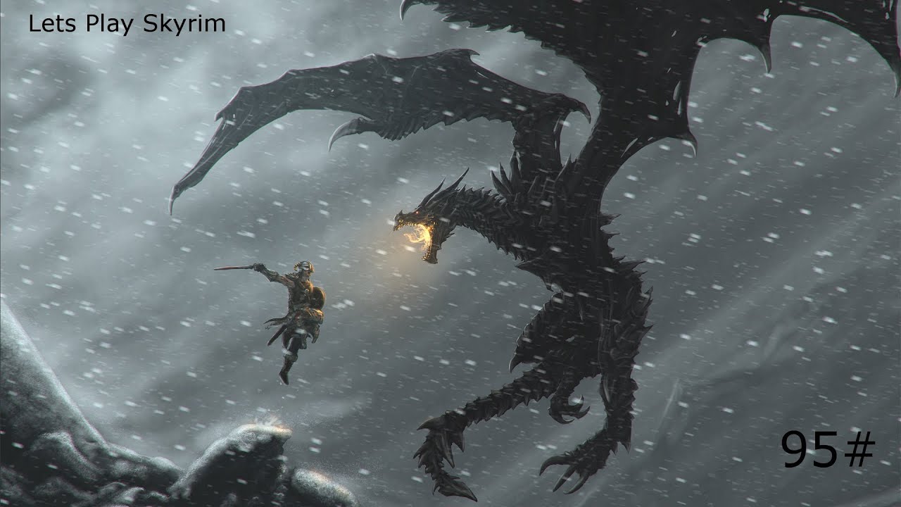 Lets Play Skyrim 95 Voll in den Nacken