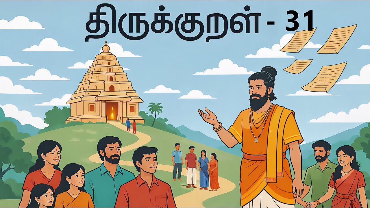 குறள் 31: சிறப்புஈனும் செல்வமும் ஈனும்...| வாழ்க்கையின் அடிப்படை உண்மை
